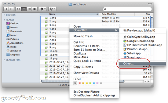 Združite PDF s programom Automator v operacijskem sistemu Mac OS X