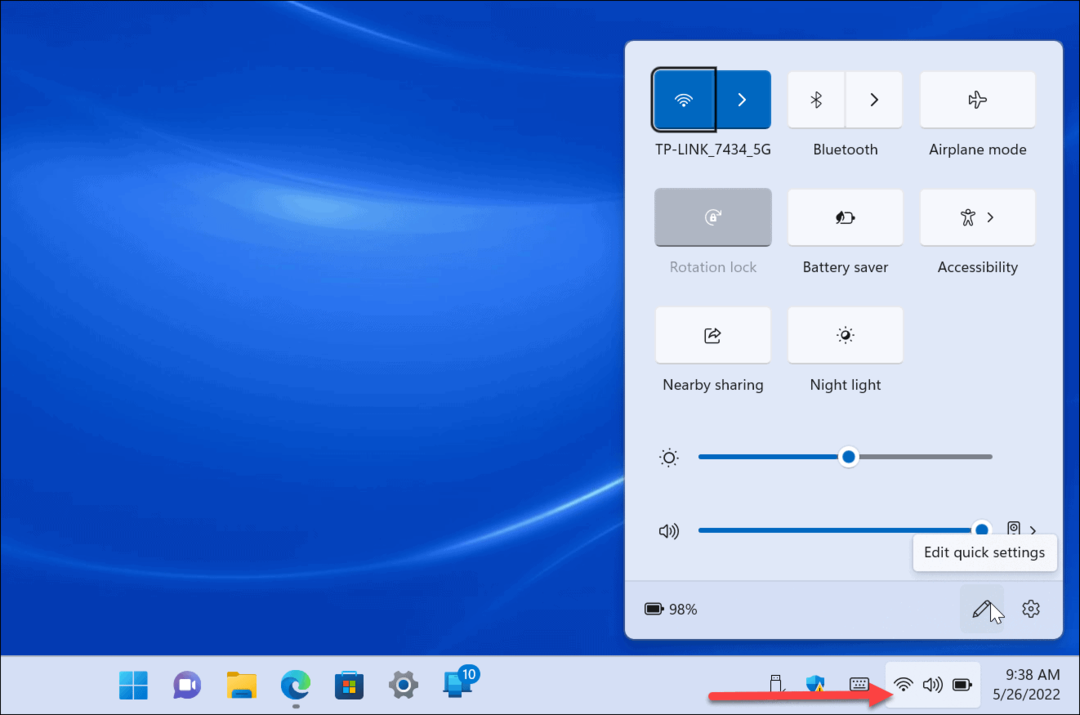 Hitre nastavitve v sistemu Windows 11