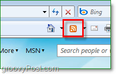 kako se naročiti na Internet Explorer rss posodobitve iz Windows v živo