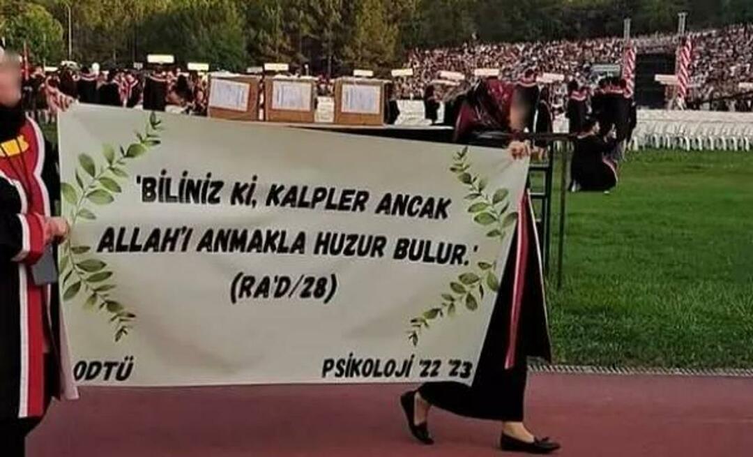 Gibanje, ki je prejelo priznanje diplomantov psihologije METU! Prapor, ki so ga odprli ob maturi...