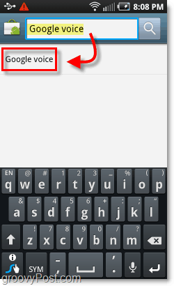 Google Voice za mobilne naprave Android Market