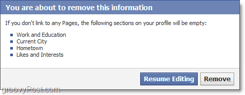 facebook vas prisili, da se povežete na facebook strani
