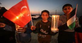 Palestinski otroški dogodek v Turčiji, ki gane Turčijo! 