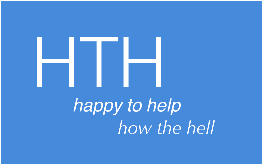 Kaj pomeni HTH v svetu spletnih okrajšav?