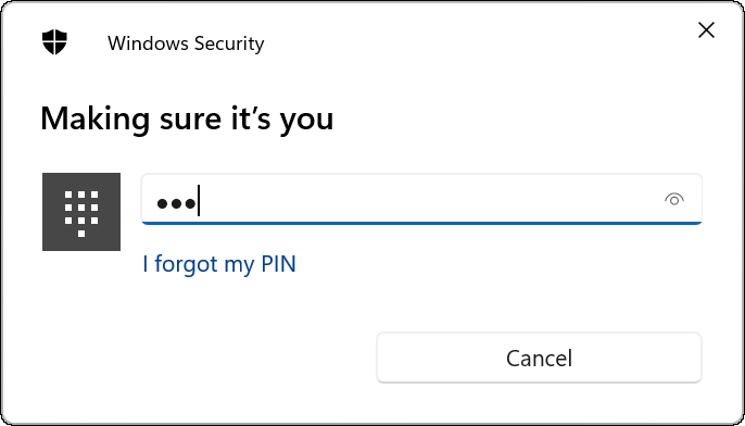 Prijavite se s kodo PIN ali geslom