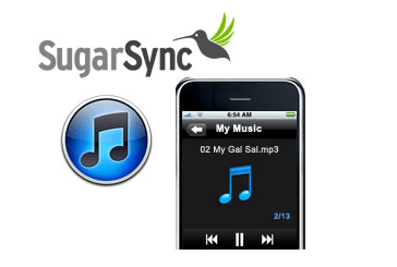 SugarSync + iTunes in iPhone