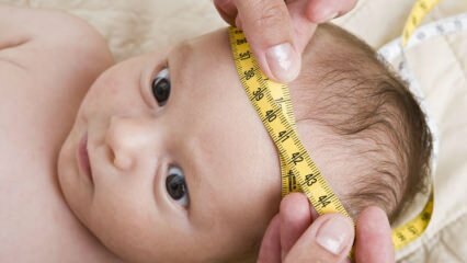 Kako izmeriti obseg glave pri dojenčkih? Kako popraviti glavo spirale pri dojenčkih?