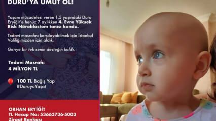 'Upam, Duru!' Za pomoč bolniku z rakom Duru Eryiğit, ki ga je odobrila vlada