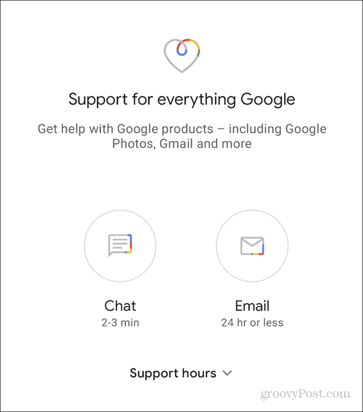 Podpora za Google One