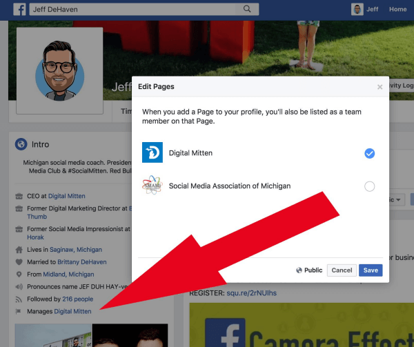 Skrbniki Facebook strani lahko zdaj strani, ki jih upravljajo, povežejo s svojim osebnim profilom.