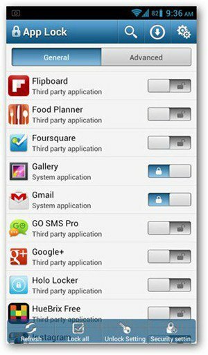 Kako zaklepati aplikacije in funkcije v Androidu z aplikacijo Lock