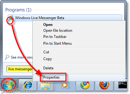 Kako postaviti Live Messenger v sistemsko vrstico Windows 7