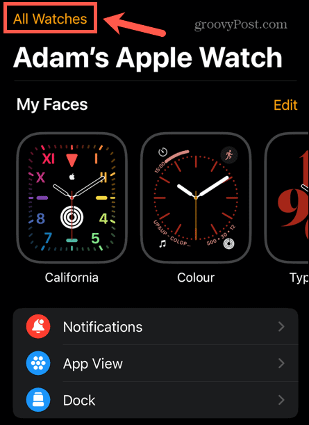apple watch vse ure