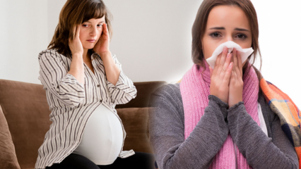 Kaj so prehladi in gripa dobri za nosečnice? Zdravljenje domače gripe med nosečnostjo iz Saraçoğlua