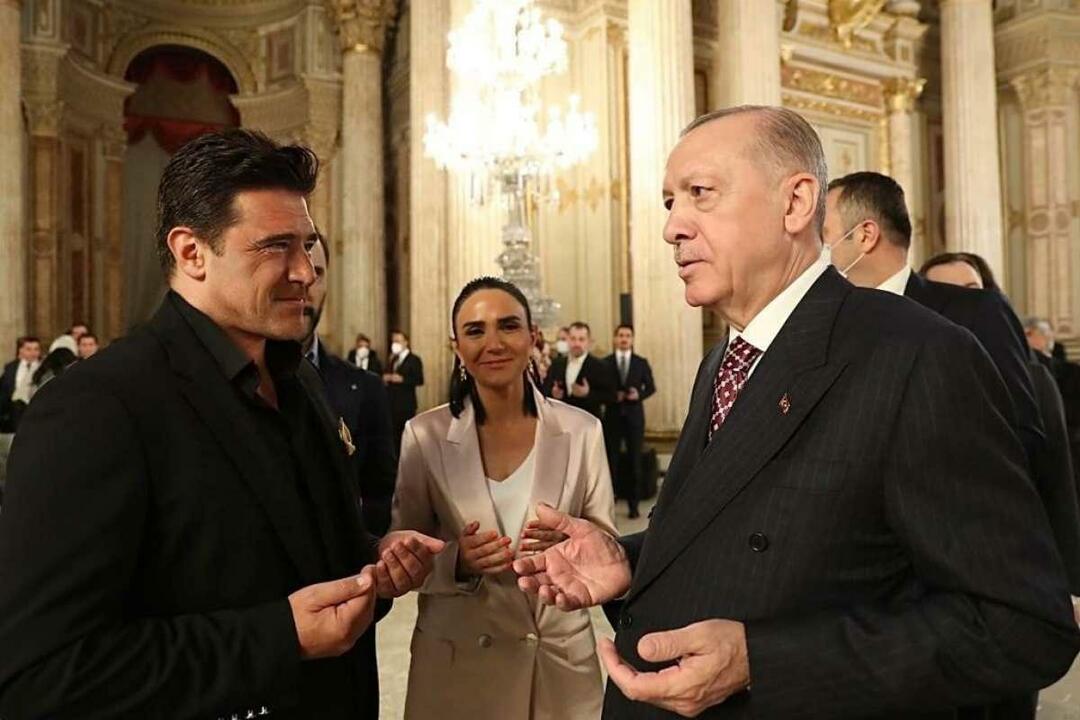 Hakan Ural in predsednik Recep Tayyip Erdogan