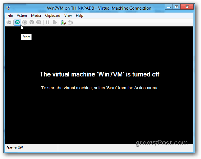 Ustvarite virtualni stroj s Hyper-V v sistemu Windows 8