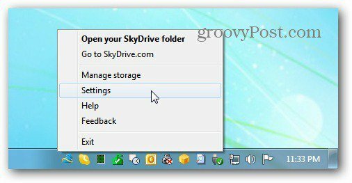 Meni SkyDrive
