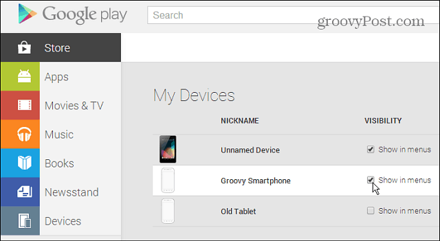 Kako odstraniti stare naprave Android s seznama trgovin Google Play