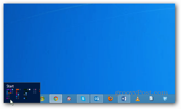 Zaženite ploščice Windows 8