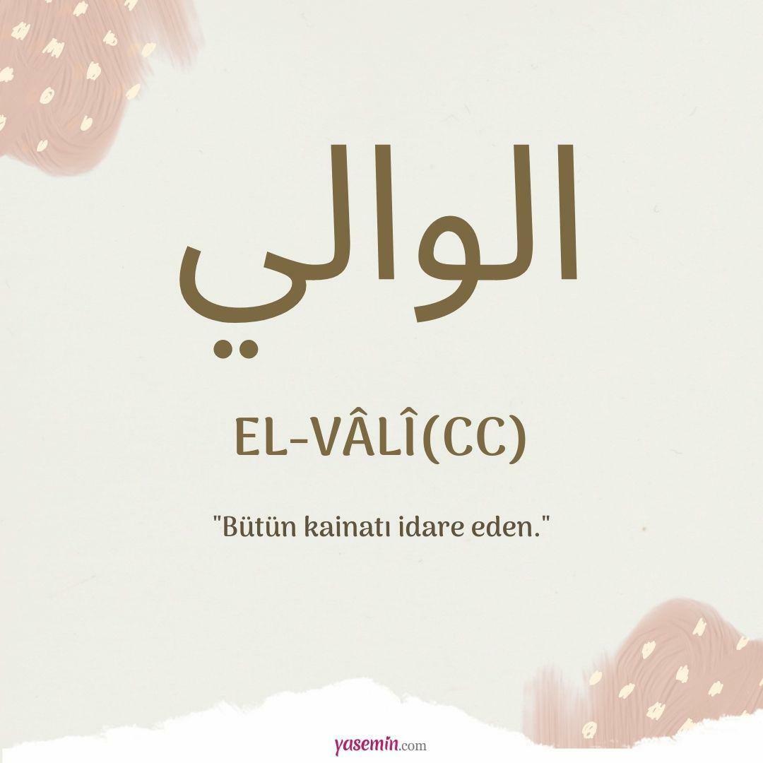 Kaj pomeni al-Vali (c.c)?