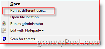 Dodaj kontekstni meni programa Windows Explorer za različico Vista in Server 2008:: groovyPost.com