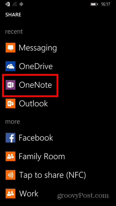 Posnetki zaslona Windows Phone 8.1