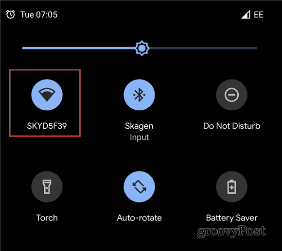 Android 10 deli kodo WiFi QR