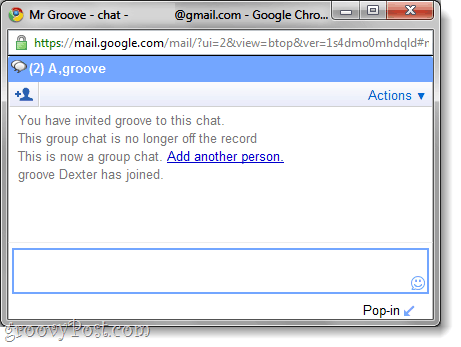 skupinski klepet v gmail klepetu