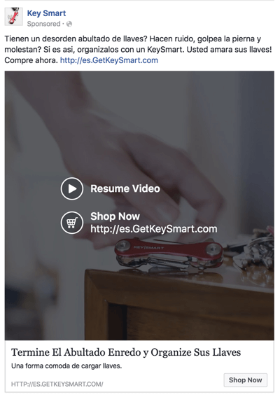 facebook video kvadratne povezave