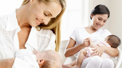 Tehnike dojenja novorojenčka! Napake, ki jih matere naredijo med dojenjem