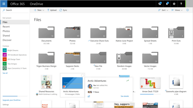 Microsoftovo posodabljanje OneDrive z izboljšanimi uporabniškim vmesnikom in možnostmi skupne rabe