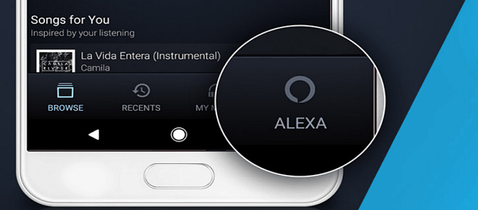 aplikacija za mobilno glasbo alexa amazon