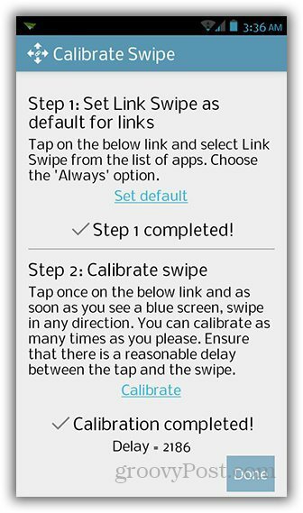 Android App LinkSwipe bietet mehr als nur das Öffnen von Links