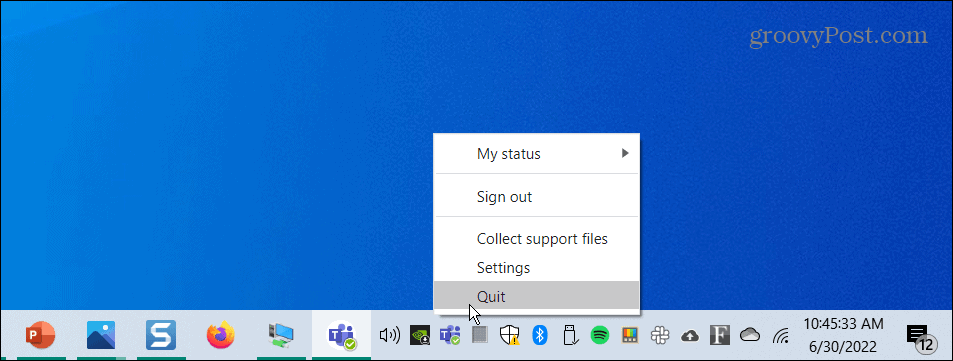 Popravite beli zaslon Microsoft Teams