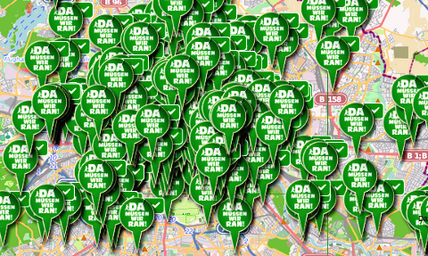 zemljevid zelene zabave