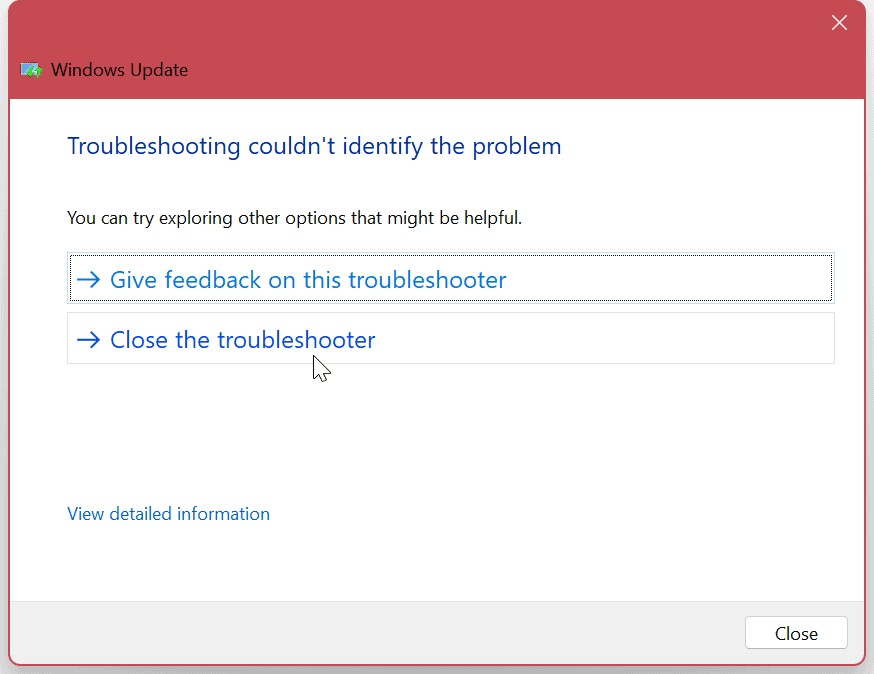 Ni dovolj prostora na disku za Windows Update 
