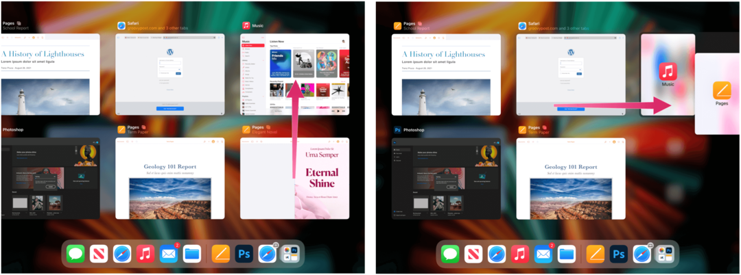 Preklopnik aplikacij za iPad