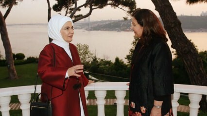 Prva dama Erdoğan se sreča z ženo iraškega predsednika Serbaghom Salihom