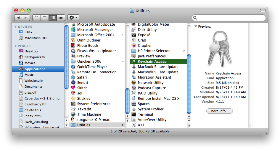 Preklic digitalnega potrdila diginotarja v OS X