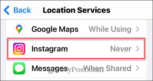 Omogočite ali onemogočite svojo lokacijo na Instagramu