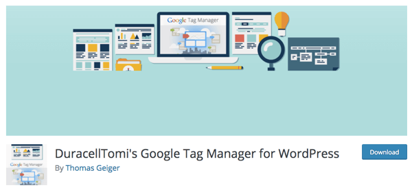 Chris priporoča vtičnik Google Tag Manager za WordPress podjetja DuracellTomi.