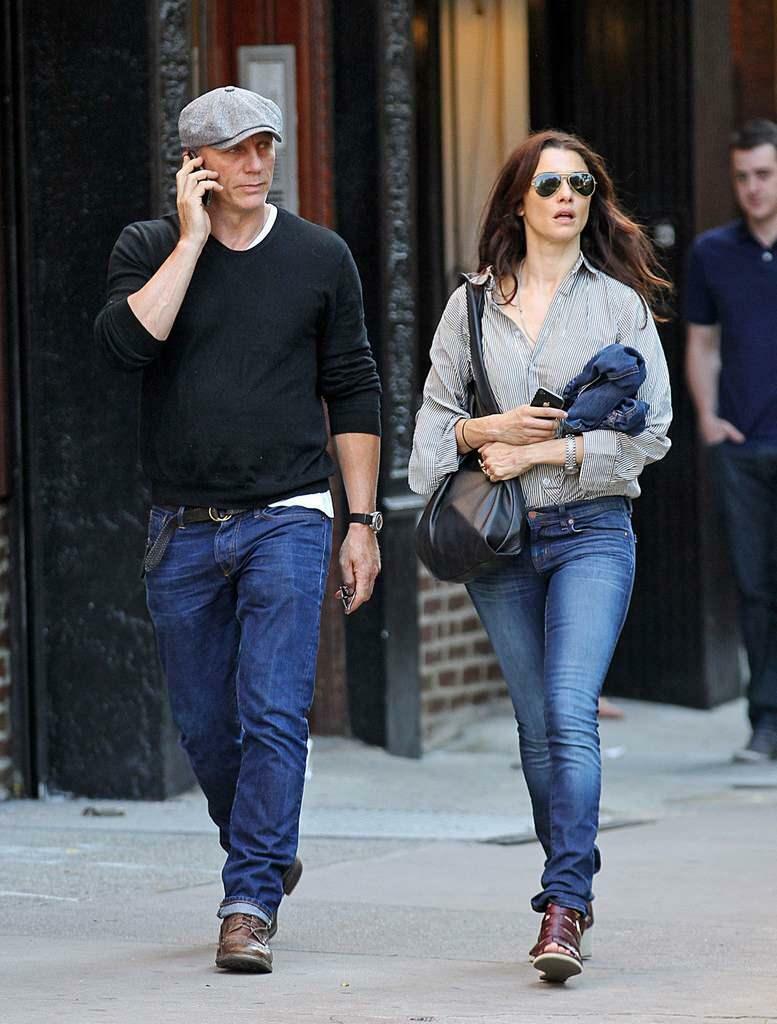 Daniel Craig in njegova žena Rachel Wisz