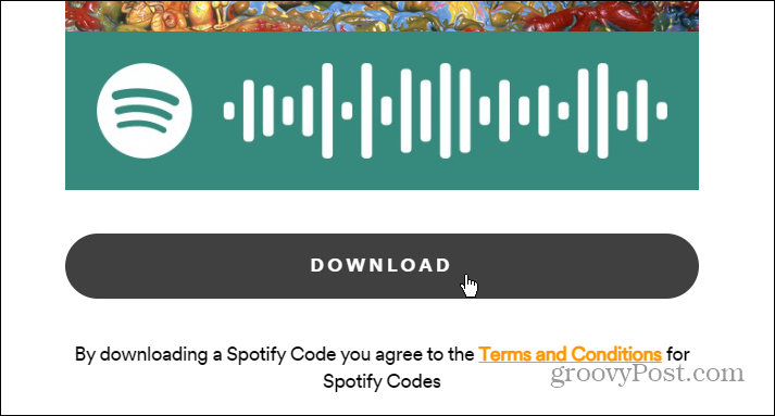 Ustvarite in skenirajte kode Spotify