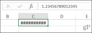 Številčni simboli v Excelu