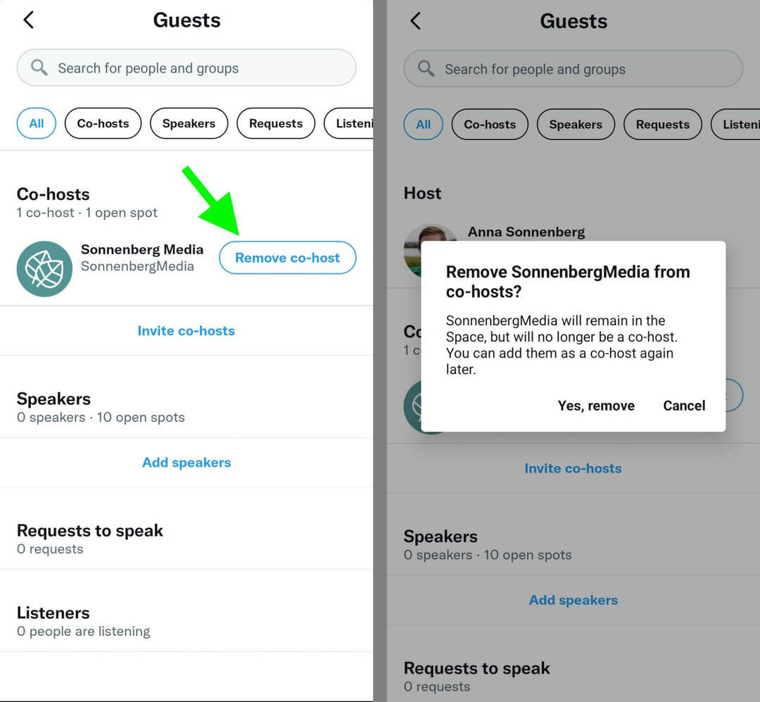 kako-ustvariti-twitter-spaces-invite-co-host-to-space-remove-co-host-sonnenbergmedia-step-12