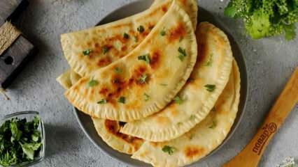 Kako narediti azerbajdžansko palačinko Qutab? Tradicionalni okus Qutab recept