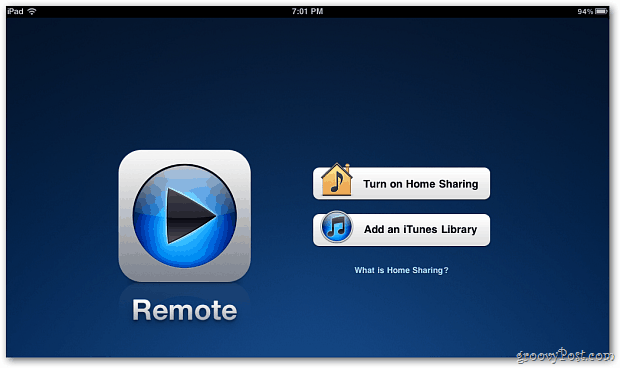 Aplikacija Apple Remote