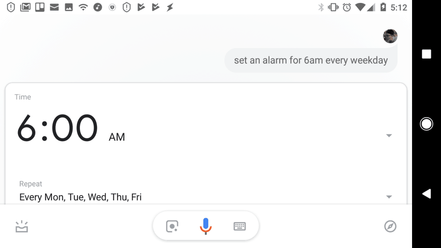 google pomočnik igra alarme in opomnike