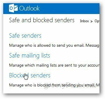 Outlook seznam blokiranih 3