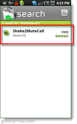 iskanje Android Market Shake2mutecall